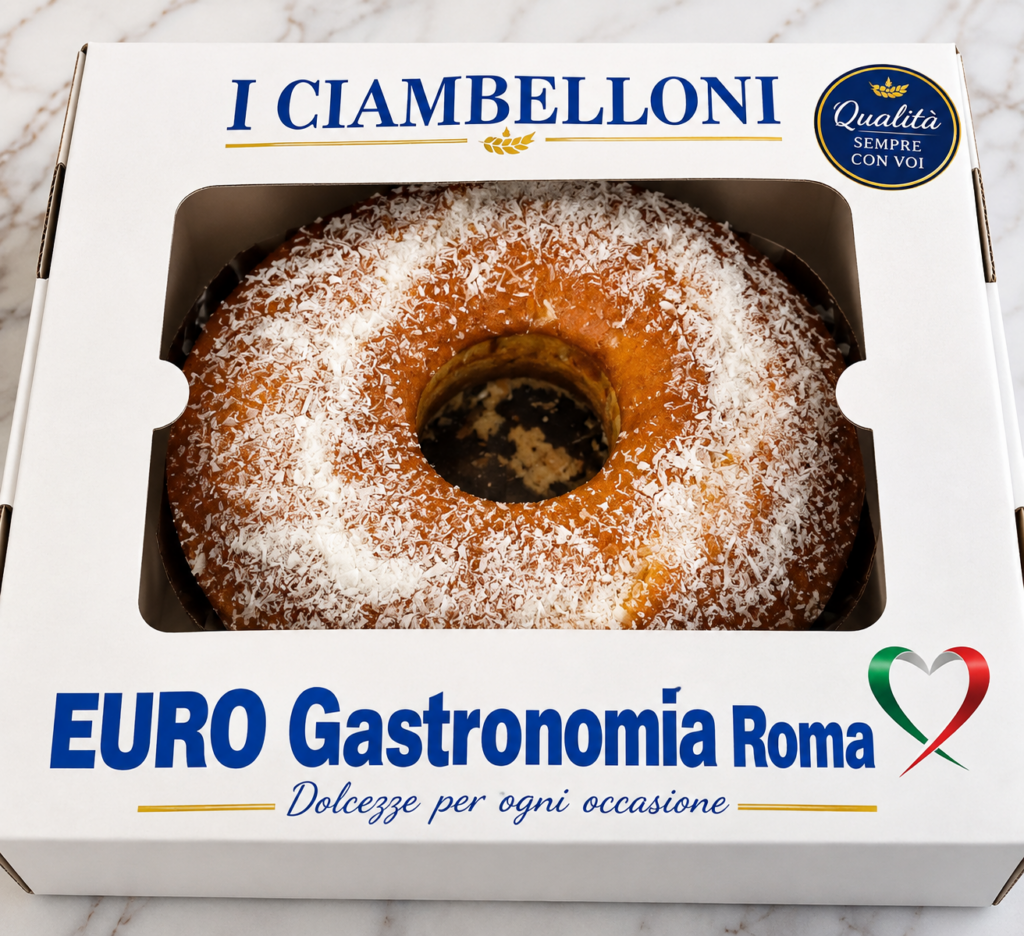 Ciambellone Al Cocco e Nocciola
