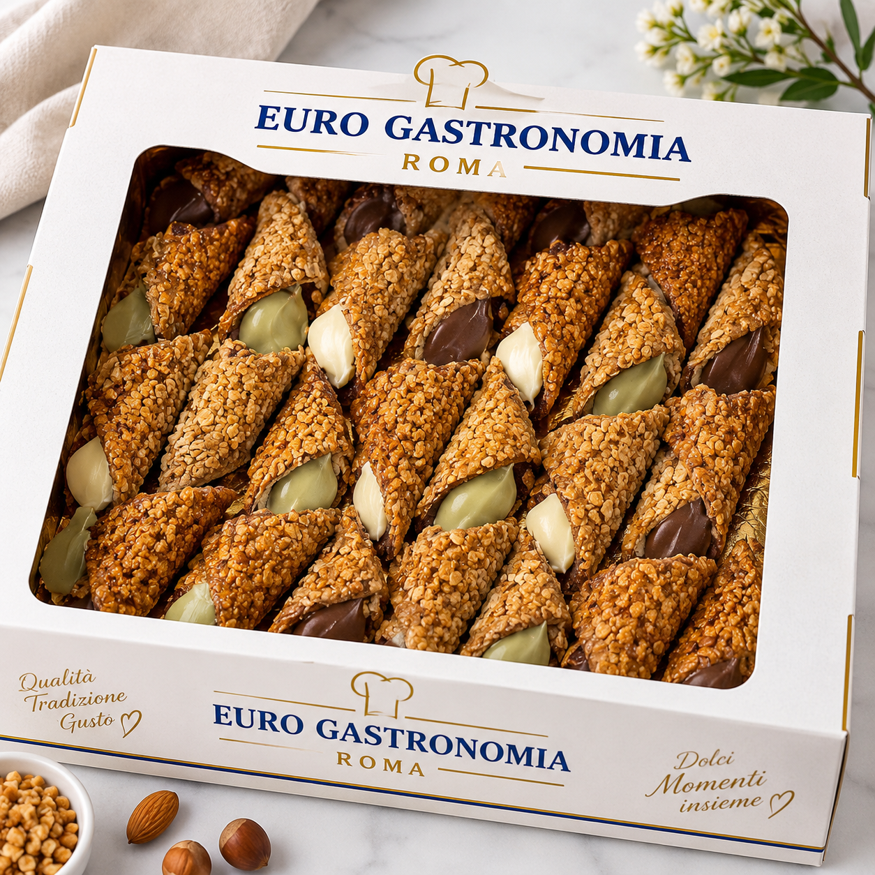 Cannoli Croccanti Misti 1KG