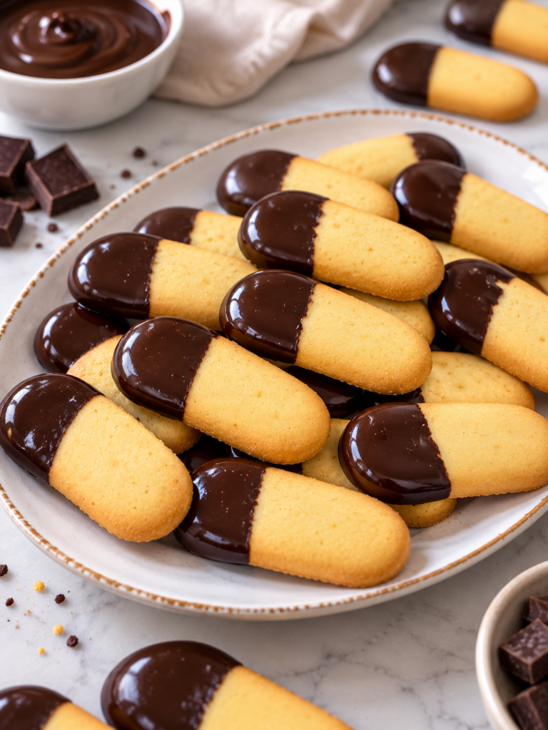 Lingue di Gatto Glassate al Cioccolato da 750gr