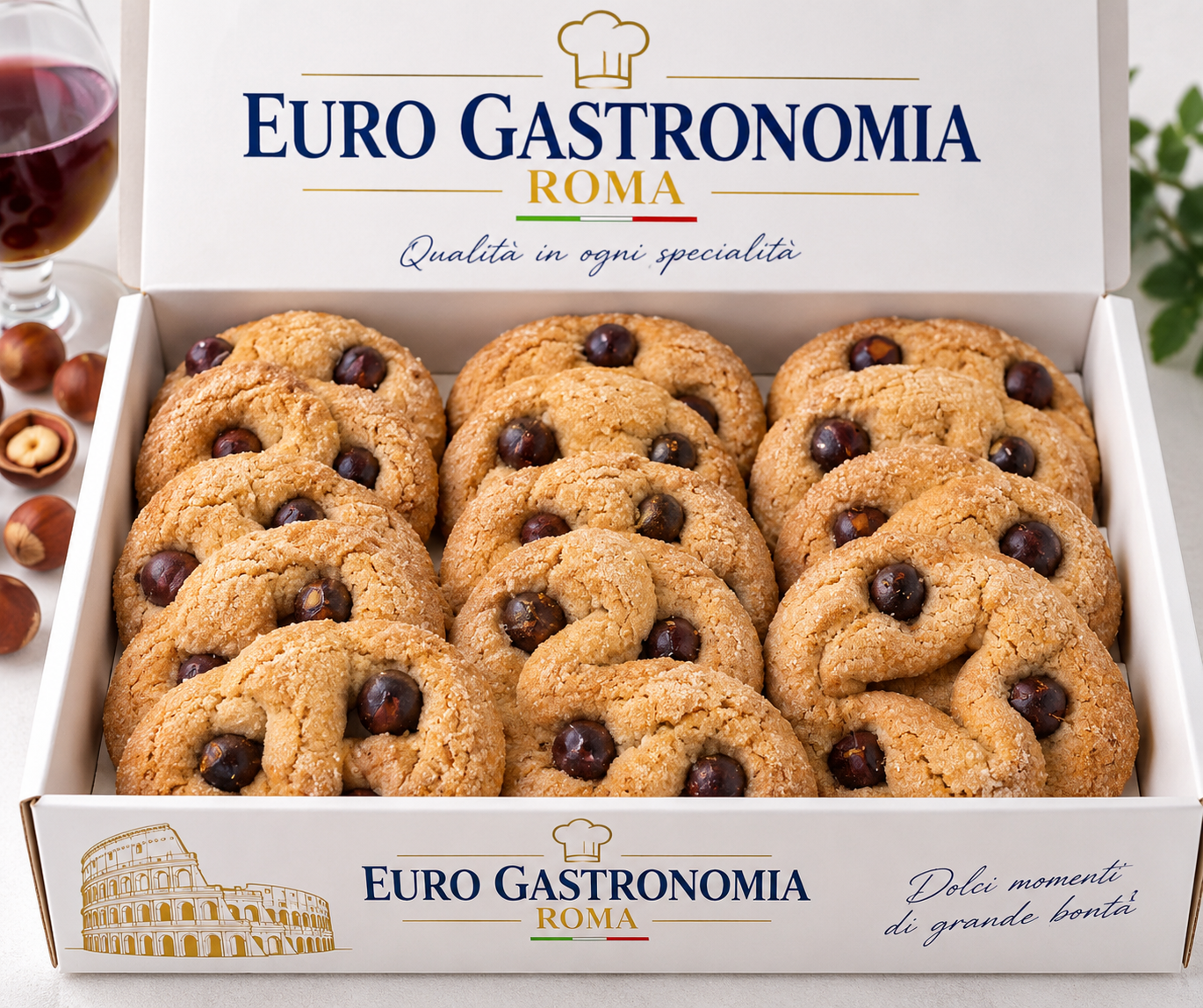 Ciambelline al vino con nocciola Da 0.5kg