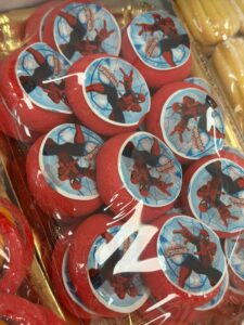 spiderman cookies