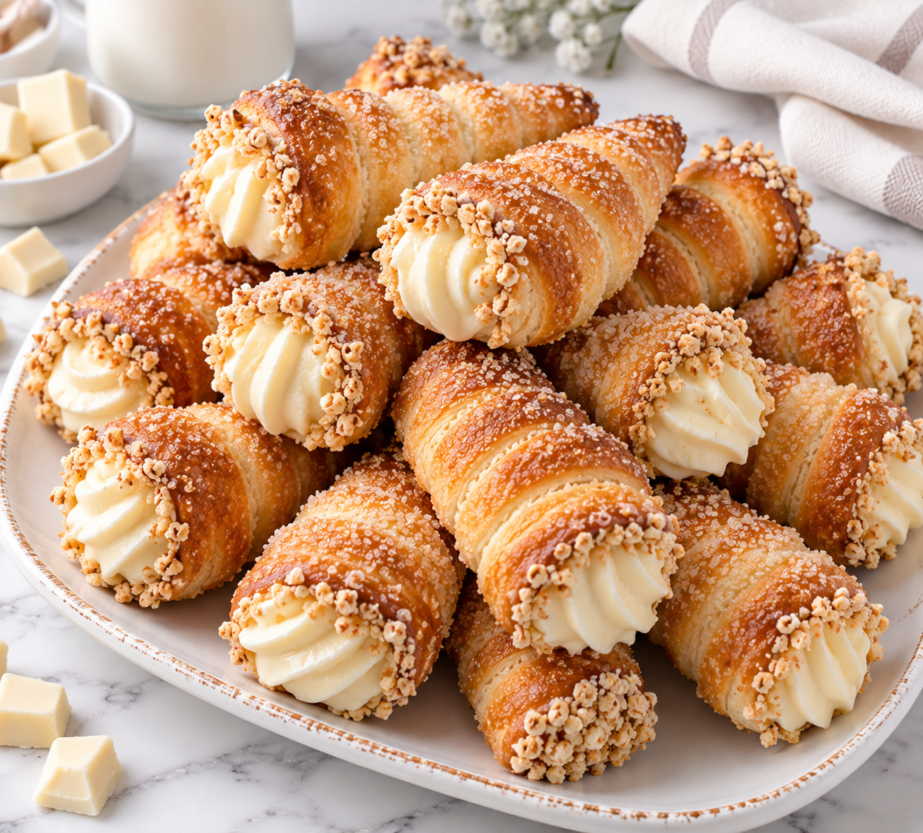 Coni Sfoglia Alla Crema Bianca 1.25kg